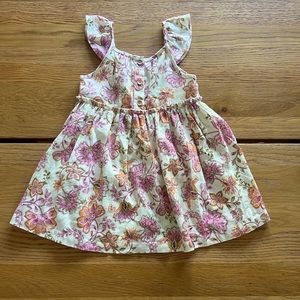 Zara flower print dress 2T-3T